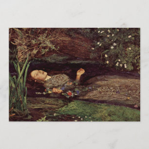 John Everett Millais Ophelia Uitnodigingen
