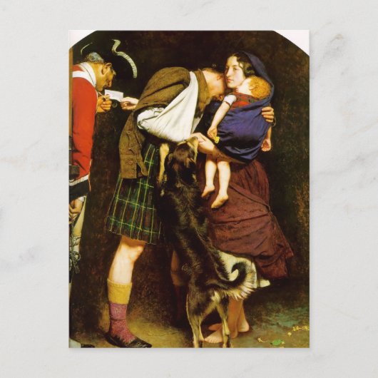 John Everett Millais - Orde van vrijlating Briefkaart (Voorkant)