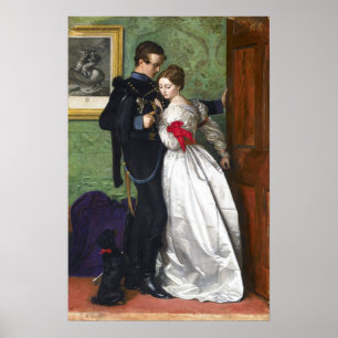 John Everett Millais The Black Brunswicker Poster