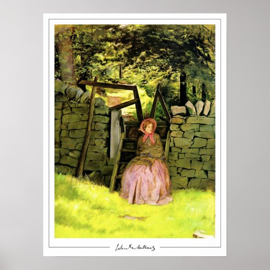 John Everett Millais Zedign Art Poster #105 (Voorkant)