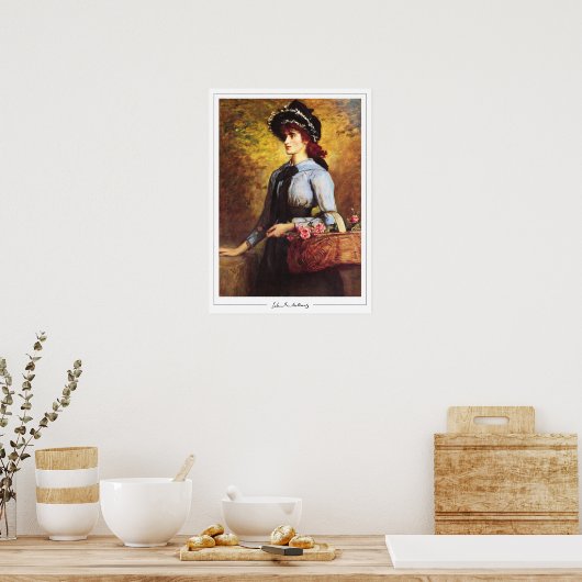 John Everett Millais Zedign Art Poster #108 (Keuken)