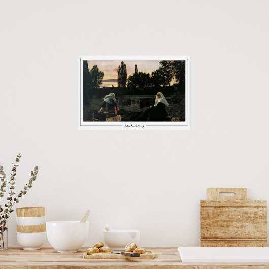 John Everett Millais Zedign Art Poster #11 (Keuken)