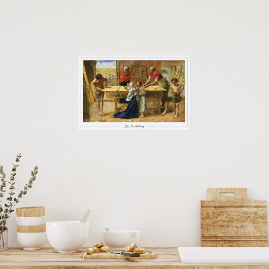 John Everett Millais Zedign Art Poster #12 (Keuken)