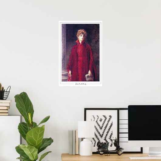 John Everett Millais Zedign Art Poster #149 (Thuiskantoor)