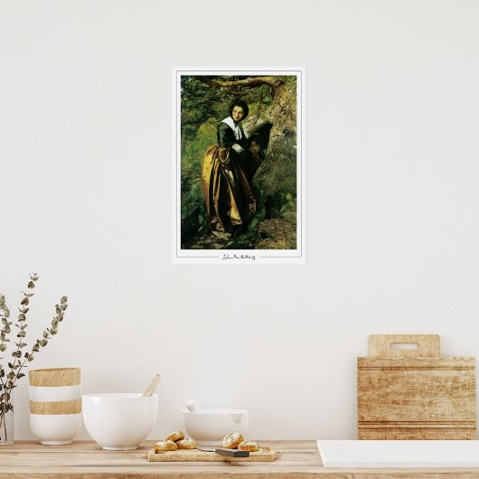 John Everett Millais Zedign Art Poster #153 (Keuken)