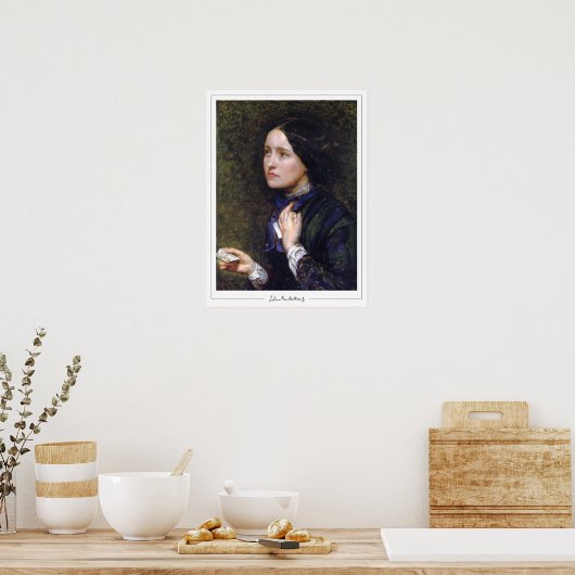 John Everett Millais Zedign Art Poster #221 (Keuken)