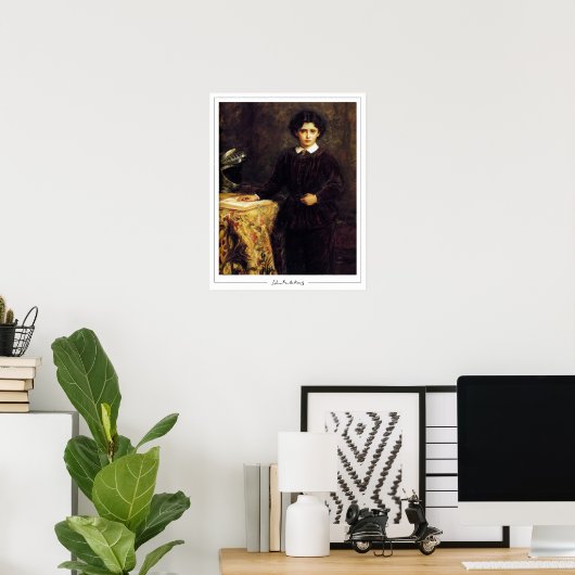 John Everett Millais Zedign Art Poster #74 (Thuiskantoor)