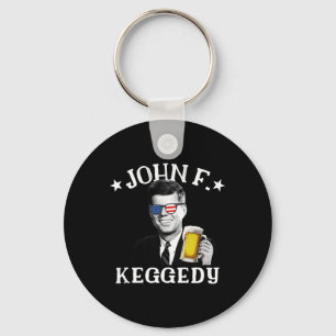 John F. Keggedy Drink President Kennedy JFK 4e van Sleutelhanger
