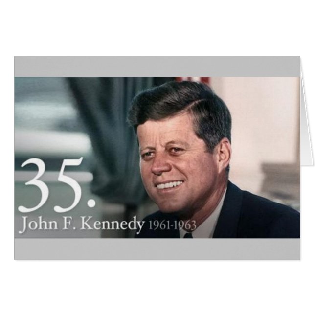John F. Kennedy (Voorkant Horizontaal)