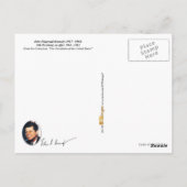 John F. Kennedy - 35ste President van de VS Briefkaart (Achterkant)