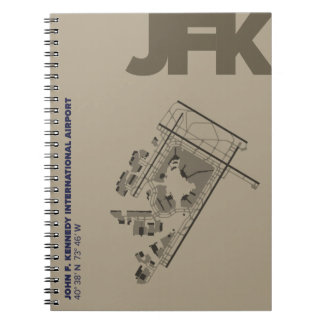 John F. Kennedy Airport (JFK) Diagram-notebook Notitieboek