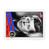 John F. Kennedy Baseball Card Magneet (Horizontaal)