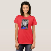 John F. Kennedy Baseball Card T-shirt (Voorkant volledig)