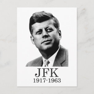 John F. Kennedy Briefkaart