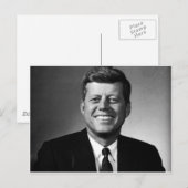 John F. Kennedy Briefkaart (Voorkant / Achterkant)