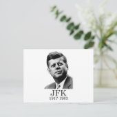 John F. Kennedy Briefkaart (Staand voorkant)
