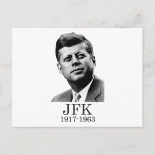 John F. Kennedy Briefkaart
