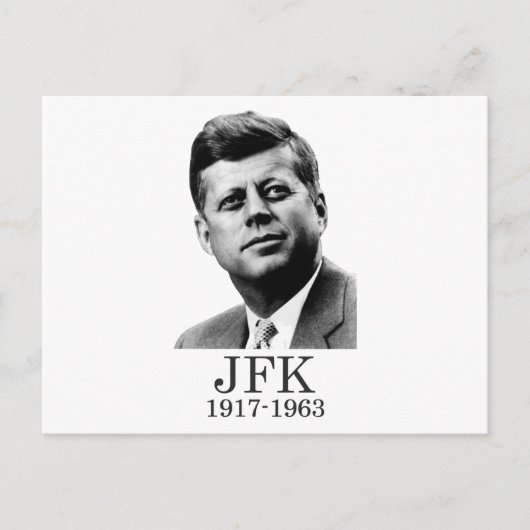 John F. Kennedy Briefkaart (Voorkant)