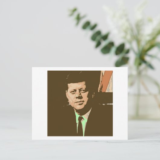 John F Kennedy Briefkaart (Staand voorkant)