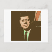 John F Kennedy Briefkaart (Voorkant)