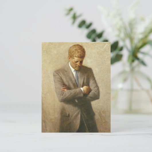 John F. Kennedy Briefkaart (Staand voorkant)