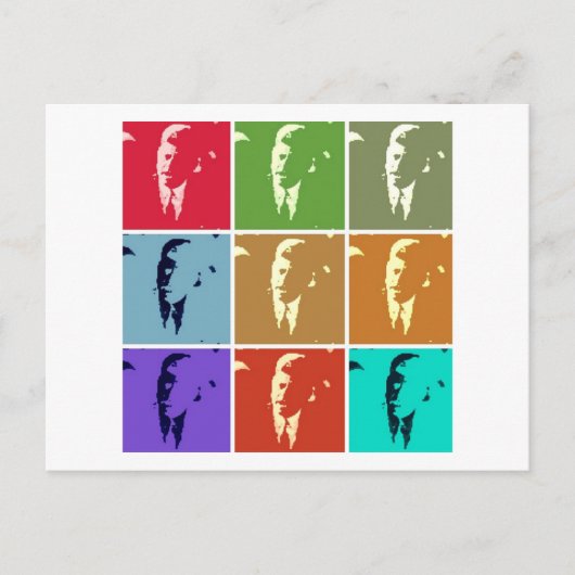 John F. Kennedy Briefkaart (Voorkant)