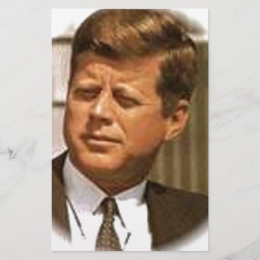 John F Kennedy Briefpapier (Voorkant)