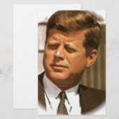 John F Kennedy Briefpapier (Voorkant / Achterkant)