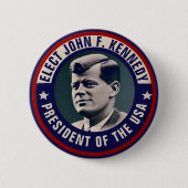John F. Kennedy Campaign Button (Voorkant)