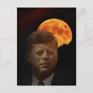 John F. Kennedy en de rode maan Briefkaart