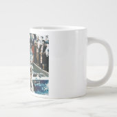 John F Kennedy en Jackie in de Motorcade Dallas Grote Koffiekop (Rechts)