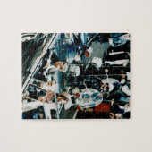 John F Kennedy en Jackie in de Motorcade Dallas Legpuzzel (Horizontaal)