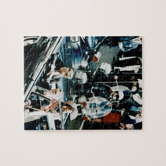 John F Kennedy en Jackie in de Motorcade Dallas Legpuzzel (Horizontaal)