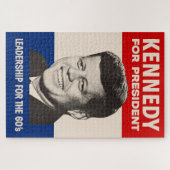 John F. Kennedy For President JFK Campaign Poster Legpuzzel (Horizontaal)