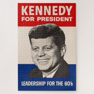 John F. Kennedy For President JFK Campaign Poster Legpuzzel