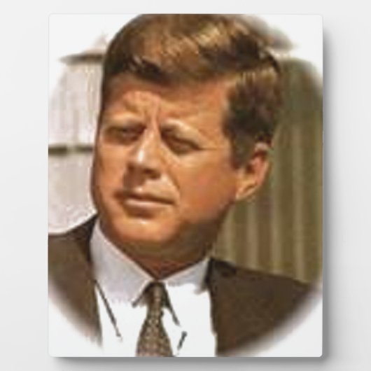 John F Kennedy Fotoplaat (Voorkant)