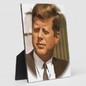 John F Kennedy Fotoplaat (Zijkant)