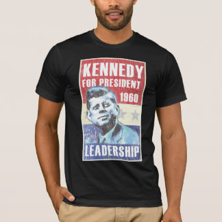 John F. Kennedy Historic President Campaign Poster T-shirt
