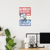 John F. Kennedy Historic Presidential JFK Poster (Thuiskantoor)