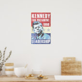 John F. Kennedy Historic Presidential JFK Poster (Keuken)
