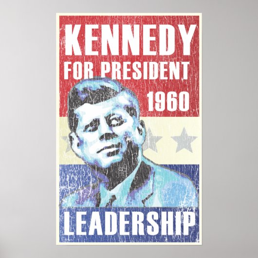 John F. Kennedy Historic Presidential JFK Poster (Voorkant)