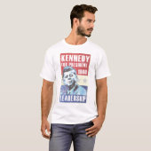 John F. Kennedy Historic Presidential Poster T-shirt (Voorkant volledig)