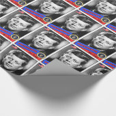 John F. Kennedy-honkaarten Cadeaupapier (Hoek)