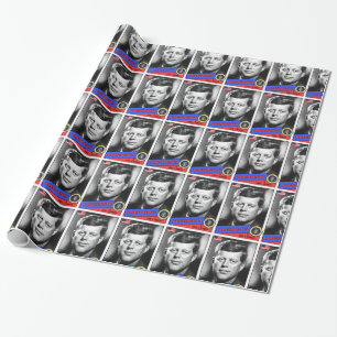 John F. Kennedy-honkaarten Cadeaupapier