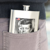 John F. Kennedy-honkaarten Heupfles (Voorbeeld)