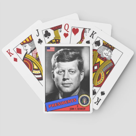 John F. Kennedy-honkaarten Speelkaarten (Achterkant)