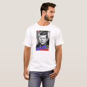 John F. Kennedy-honkaarten T-shirt (Voorkant volledig)