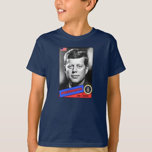 John F. Kennedy-honkaarten T-shirt (Voorkant)