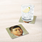 John F. Kennedy IN MEMORIAM 2 Kartonnen Onderzetters (Insitu)