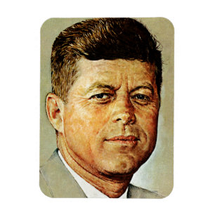 John F. Kennedy in MEMORIAM 2 Magneet